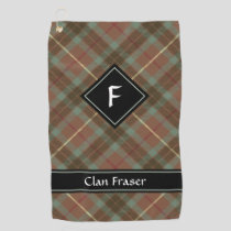 Clan Fraser Hunting Weathered Tartan Golf Towel