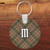 Clan Fraser Hunting Weathered Tartan Keychain (Front)