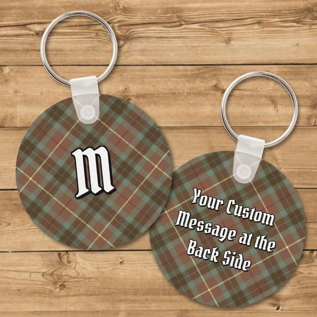 Clan Fraser Hunting Weathered Tartan Keychain (Creator Uploaded)