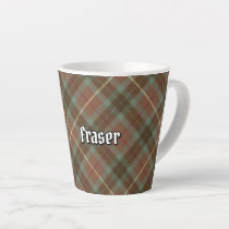 Clan Fraser Hunting Weathered Tartan Latte Mug