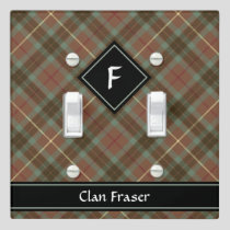 Clan Fraser Hunting Weathered Tartan Light Switch Cover
