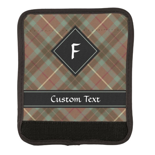 Clan Fraser Hunting Weathered Tartan Luggage Handle Wrap (Front)