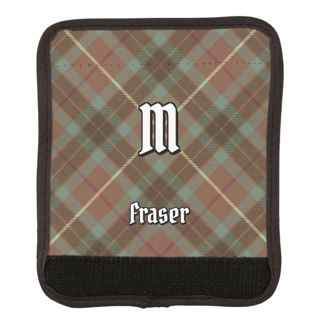 Clan Fraser Hunting Weathered Tartan Luggage Handle Wrap (Front)
