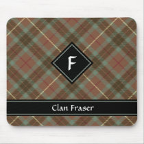 Clan Fraser Hunting Weathered Tartan Mouse Pad