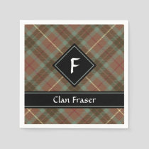 Clan Fraser Hunting Weathered Tartan Napkins