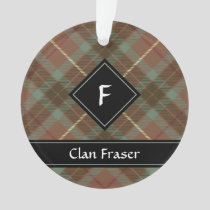 Clan Fraser Hunting Weathered Tartan Ornament