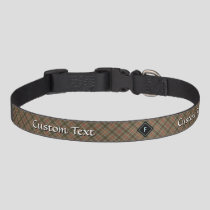 Clan Fraser Hunting Weathered Tartan Pet Collar