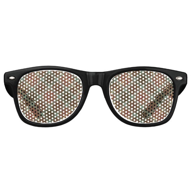 Clan Fraser Hunting Weathered Tartan Retro Sunglasses (Front)