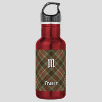 Clan Fraser Hunting Weathered Tartan Stainless Steel Water Bottle