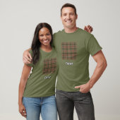 Clan Fraser Hunting Weathered Tartan T-Shirt (Unisex)