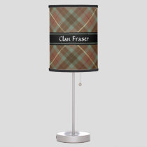 Clan Fraser Hunting Weathered Tartan Table Lamp