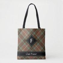 Clan Fraser Hunting Weathered Tartan Tote Bag