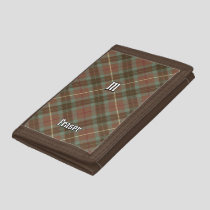 Clan Fraser Hunting Weathered Tartan Trifold Wallet