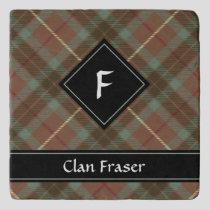Clan Fraser Hunting Weathered Tartan Trivet