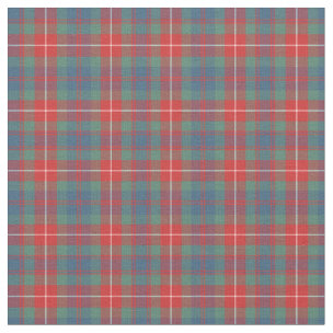 Fraser (of Lovat) Modern Tartan Crest Premium Quilt - Celtic Thistle Style