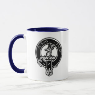 Clan Fraser of Lovat Crest - Black Mug