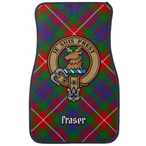 Clan Fraser of Lovat Crest Car Floor Mat