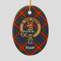 Clan Fraser of Lovat Crest Ceramic Ornament