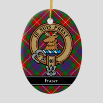Clan Fraser of Lovat Crest Ceramic Ornament