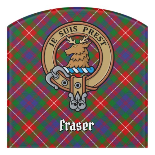 Clan Fraser of Lovat Crest Door Sign