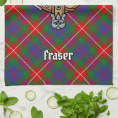 Clan Fraser of Lovat Crest Kitchen Towel (Folded)