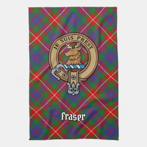 Clan Fraser of Lovat Crest Kitchen Towel