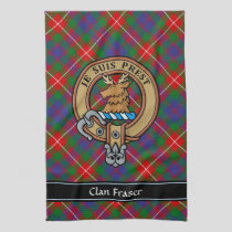 Clan Fraser of Lovat Crest Kitchen Towel