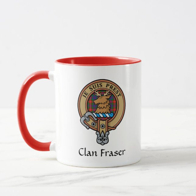 Clan Fraser of Lovat Crest Mug (Left)