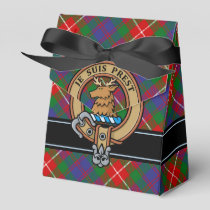 Clan Fraser of Lovat Crest over Tartan Favor Box
