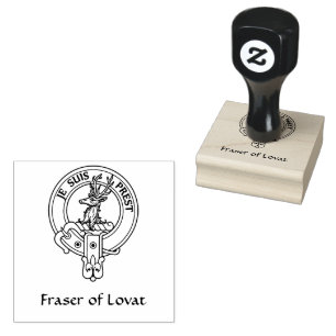 Clan Fraser of Lovat Crest Rubber Stamp