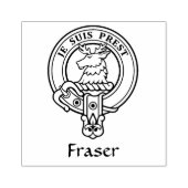 Clan Fraser of Lovat Crest Rubber Stamp (Imprint)