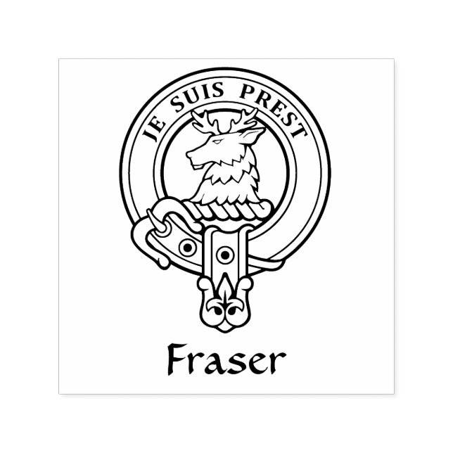 Clan Fraser of Lovat Crest Self-inking Stamp (Design)
