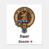 Clan Fraser of Lovat Crest Sticker (Sheet)