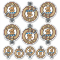 Clan Fraser of Lovat Crest Sticker Set