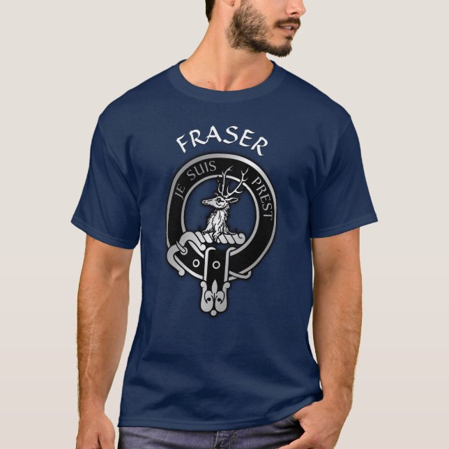 Clan Fraser of Lovat Crest T-Shirt (Front)