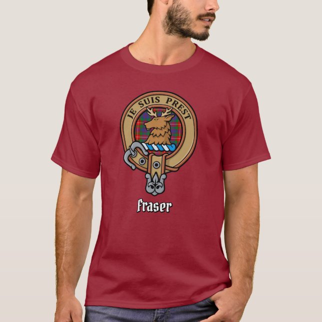 Clan Fraser of Lovat Crest T-Shirt (Front)