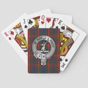 Clan Fraser of Lovat Crest & Tartan Poker Cards