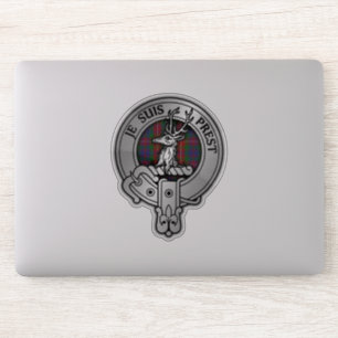 Clan Fraser of Lovat Crest & Tartan Sticker
