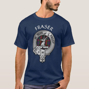 Clan Fraser of Lovat Crest & Tartan T-Shirt