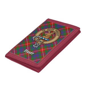 Clan Fraser of Lovat Crest Tri-fold Wallet