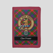 Clan Fraser of Lovat Crest Trifold Wallet