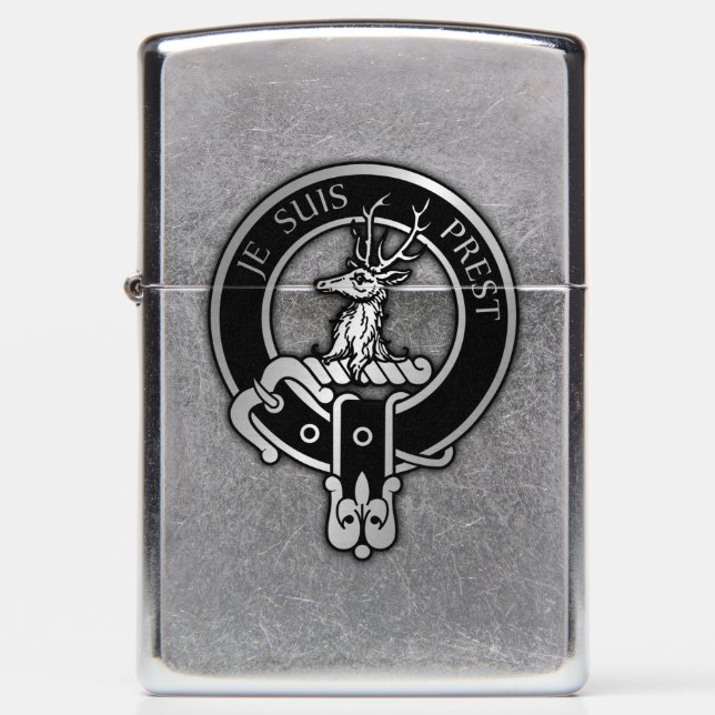 Clan Fraser of Lovat Crest Zippo Lighter (Front)