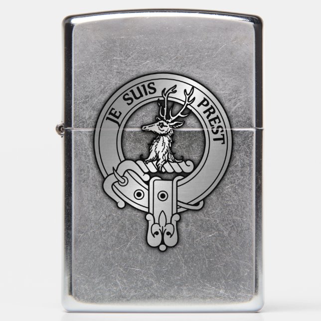 Clan Fraser of Lovat Crest Zippo Lighter (Front)