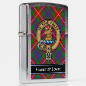 Clan Fraser of Lovat Crest Zippo Lighter (Right)