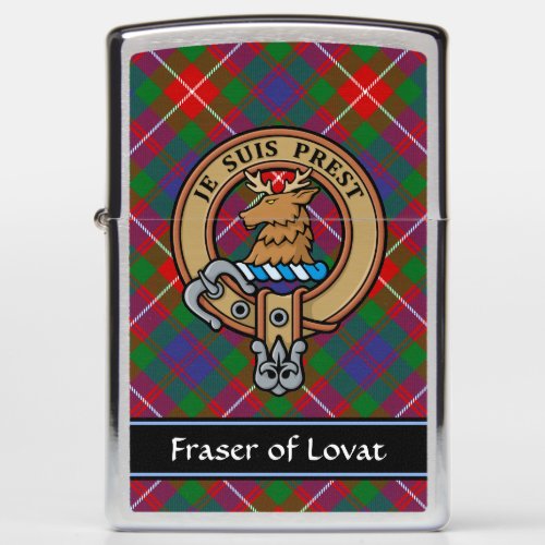 Clan Fraser of Lovat Crest Zippo Lighter