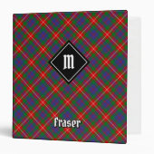 Clan Fraser of Lovat Tartan 3 Ring Binder (Front/Inside)