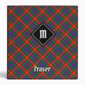 Clan Fraser of Lovat Tartan 3 Ring Binder (Front)