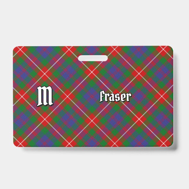 Clan Fraser of Lovat Tartan Badge (Front)