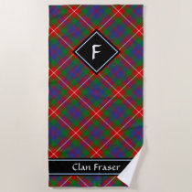 Clan Fraser of Lovat Tartan Beach Towel