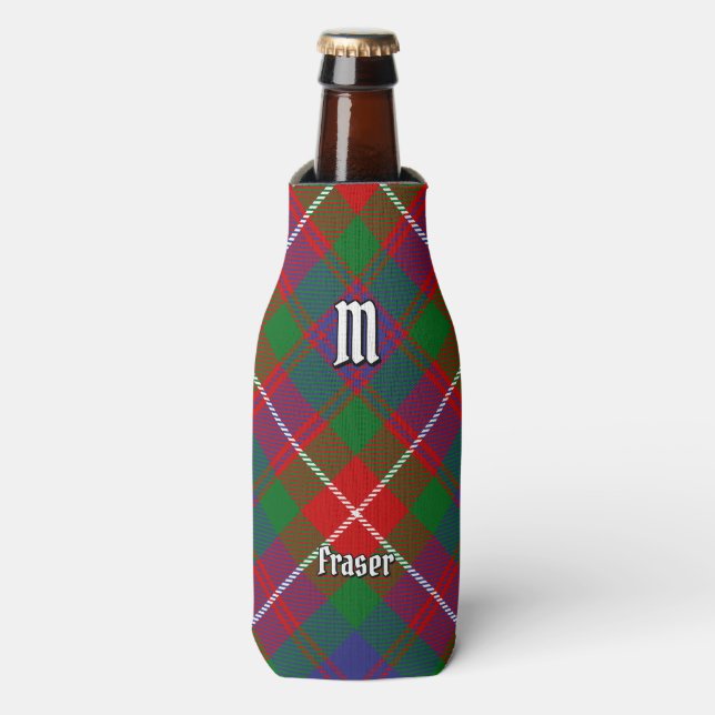 Clan Fraser of Lovat Tartan Bottle Cooler (Bottle Front)